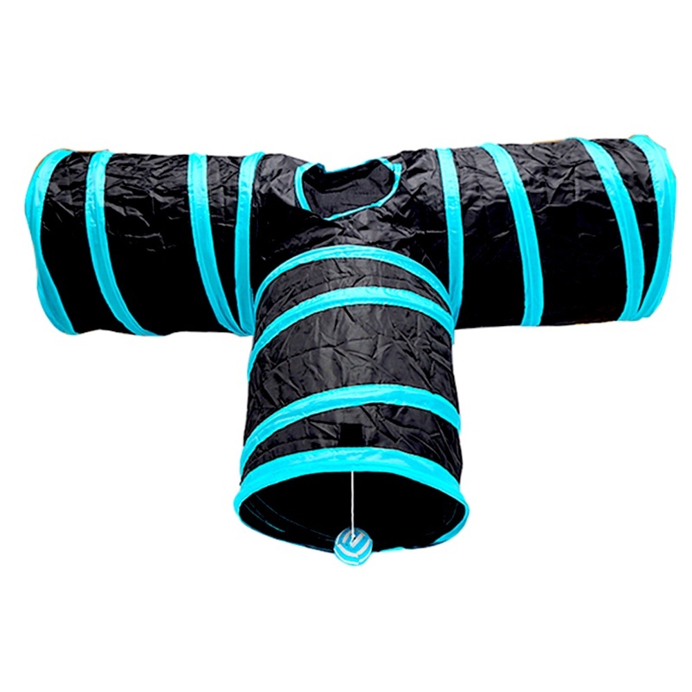 Pet Toys Cat Tube Safe Pet 3 Way Cat Tunnel - Picture 2 of 6